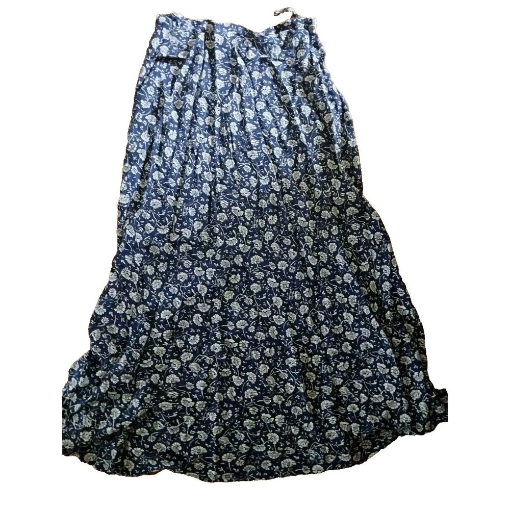 American Eagle Women's Size 10 Blue Long  Skirt Vintage